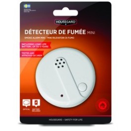 Mini détecteur de fumée Housegard SA-403F Conforme EN14604      Garantie 5 Ans 