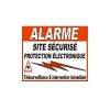 Lot de 2 autocollants alarme dissuasif pour portail