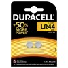 Lot de 2 piles LR44 alcaline 1,5 volts Duracell