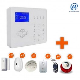 Alarme GSM sans fil ALARMFUTUR House Kit 8