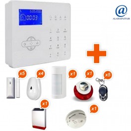 Alarme GSM sans fil ALARMFUTUR House Kit 12