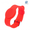 Bracelet badge RFID pour alarme ( Rouge )