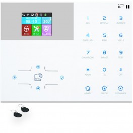 Centrale d'alarme sans fil ALARMFUTUR IP 2 V.4 GSM 4G Garantie 5 Ans