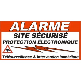 Autocollant alarme dissuasif pour portail