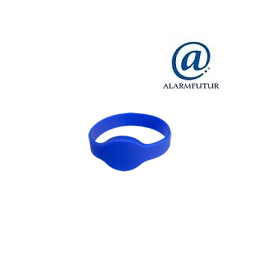 Bracelet fin badge RFID pour centrale d'alarme ou clavier (Bleu)
